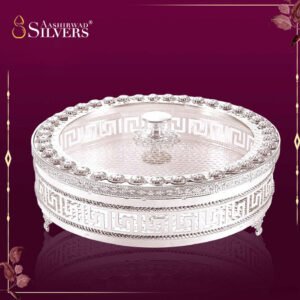 Round Gold Laddu Box