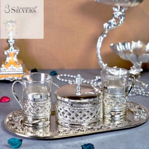 Tray with Two Cup & Tray