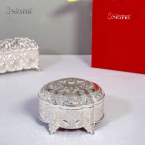 Engraved Round Jewellery Box