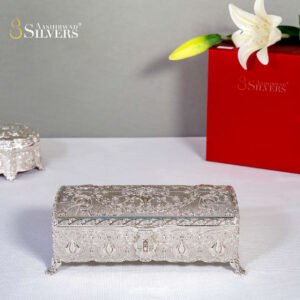 Silver Long Jewellery Box