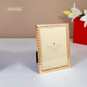Zebra Line Gold Shiny Photo Frame