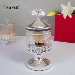 Footed Candy Jar with Top Lid
