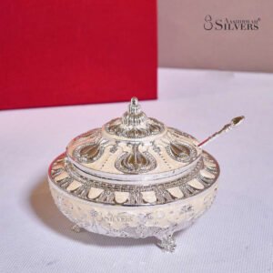 New Design Sugar Pot with Cream Enamel