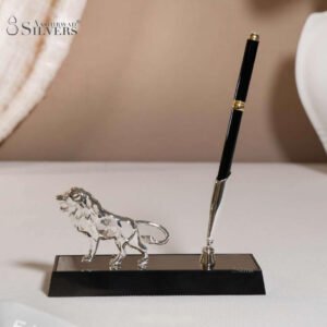 Silver Plated Pen Stand